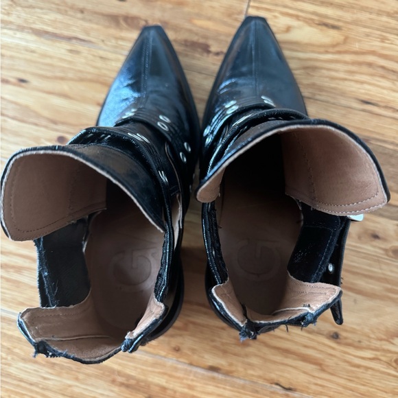 Ganni silver buckle boots. Size 39 - Picture 3 of 5